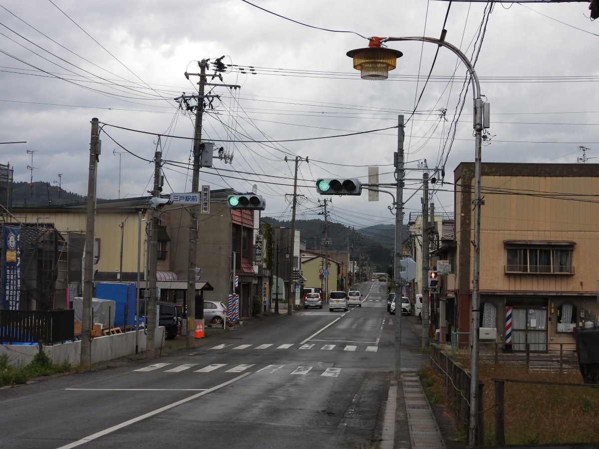 三戸駅前